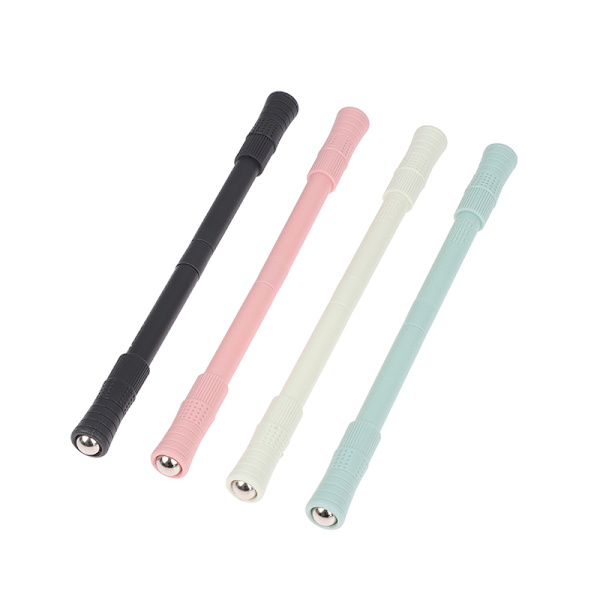 Stålkula Spinning Roterande penna Leksaker Vuxna nybörjare Anti-slip Black ONESIZE
