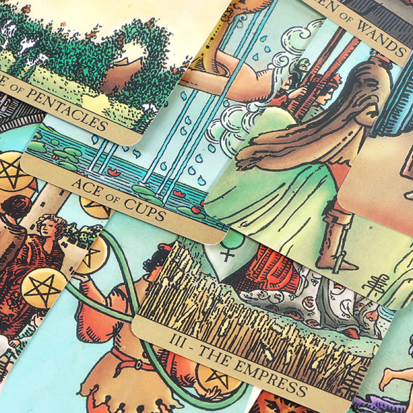 Säteilevä viisas Henki Tarot-kortit Englantilainen lautapeli Ennustaminen s Multicolor onesize