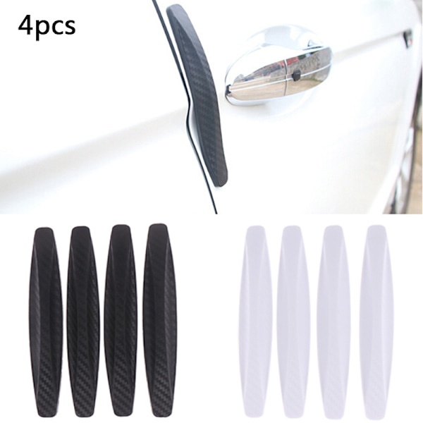 4/PCS auton ovensuoja Pehmeä suojareunan kulman puskurivalu Black
