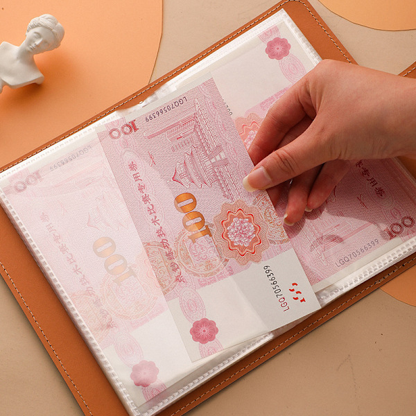 100 Kuverter Pengebesparende Genanvendelig Udfordring Par Besparelser Penge Pink