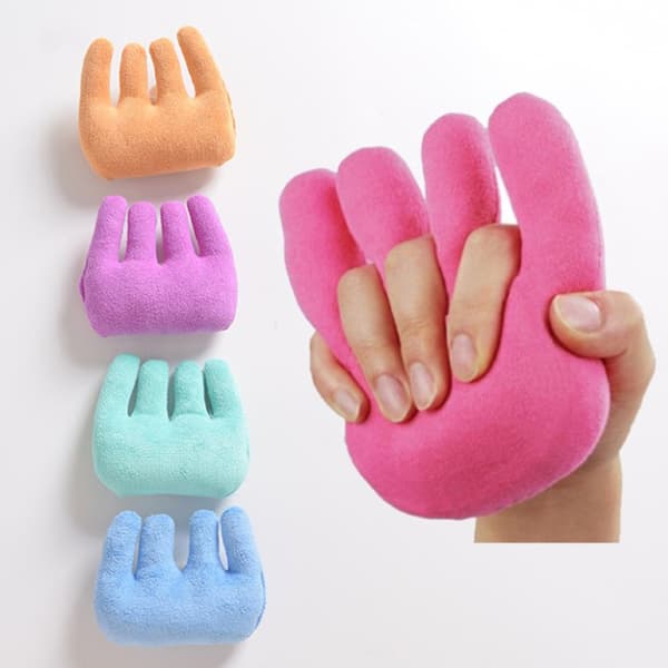 Hand Contracture Kudde Palm Grips Finger Training Device Fing Light green one size