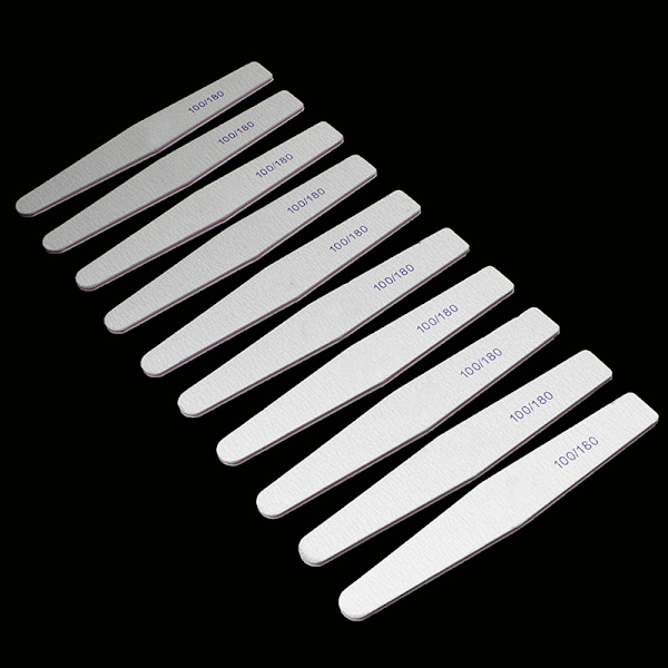 10 stk./sæt Diamant Neglefil Neglepolerer Neglefjerner Polishin One Size