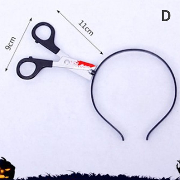 Saw Axe Halloween pandebånd Tricky Props Horror Party Decor black D