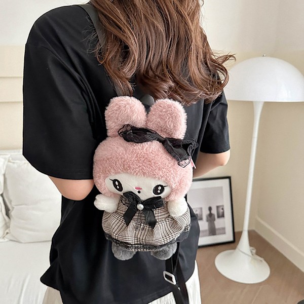 Plushie Sanrio Pehmoleikkikassi Kuromi My Melody Suuri Kapasiteetti K A3