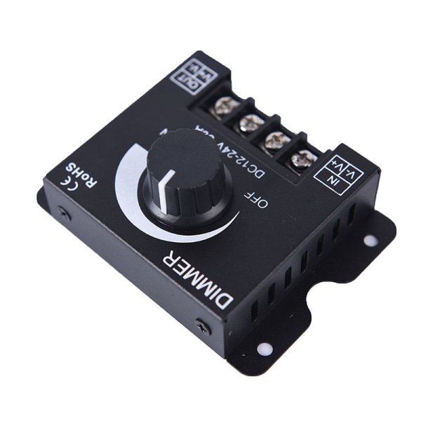 1stk dc12v/24v 30a led switch dimmer controller til led strip si