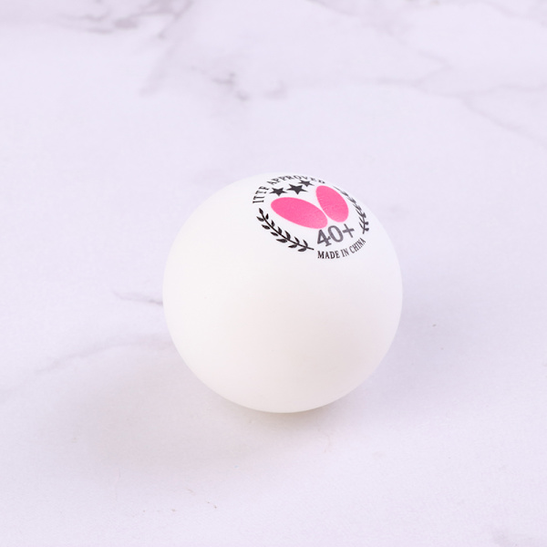2 bokser/6 stk. Butterfly The Professional 40+ 40mm bordtenni white 4CM