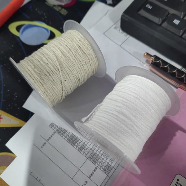 61m Bomullsflätad Ljusveke Kärnspole Rökfri DIY Oljelampor one size