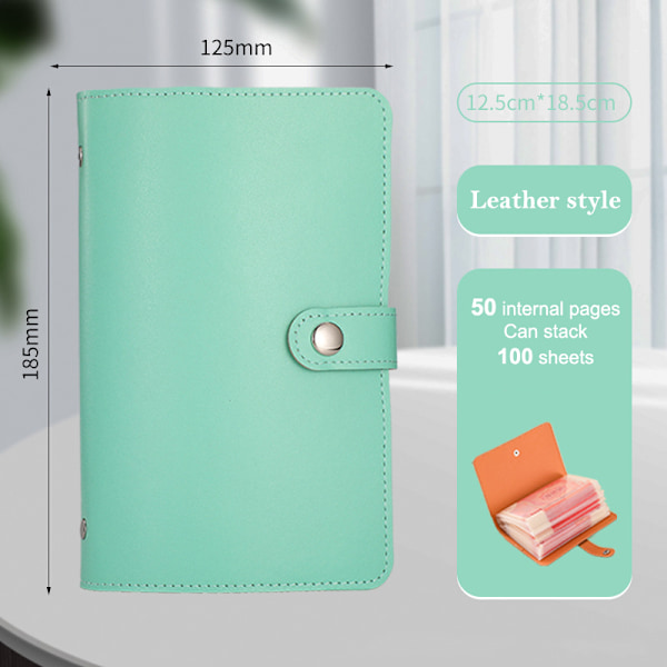 100 Kuverter Pengebesparende Genanvendelig Udfordring Par Besparelser Penge Light blue