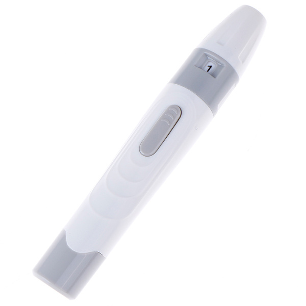 Lancet-pen prikker til diabetikere Blood Collect 5 Adjusta White one size