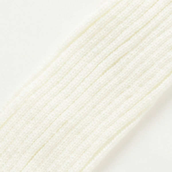 Lange sokker Kvinners Høst Vinter Benvarmere Strikket Foot Cove White ONESIZE