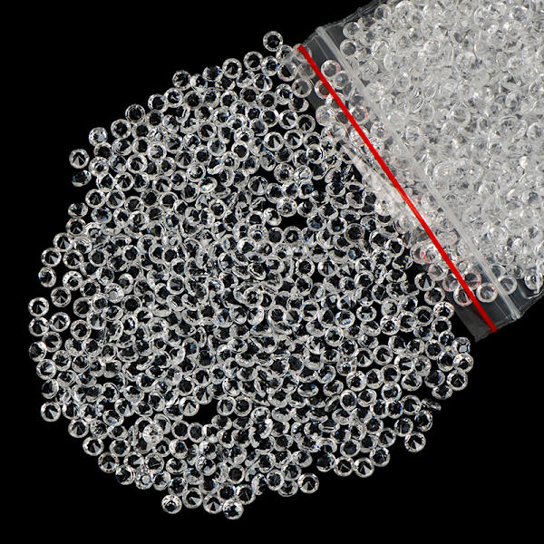 2000kpl 4,5mm Crystal Diamond Table Confetti Wedding Bridal Par Transparent B