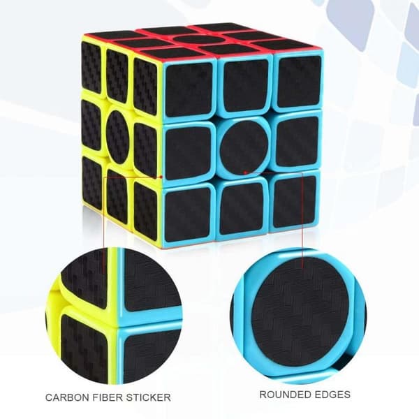 3x3 kube Drifting Cube Magnetisk Tre-nivå Glatt Barn Edu A2 one size