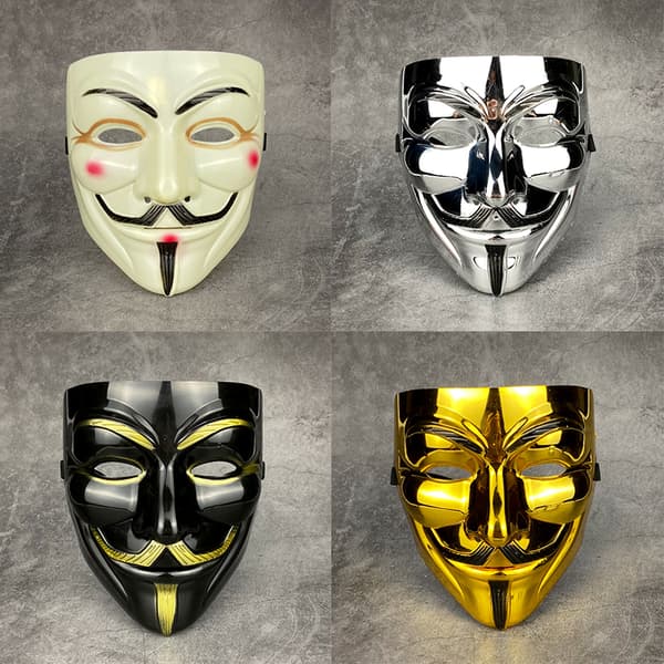 Vendetta Hacker Mask Anonym julfest present till vuxen K A9 one size
