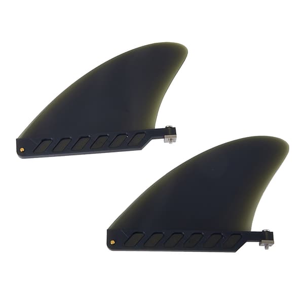 4,6 tum Soft Flex Sup Center Fin White Water Fin For Air Sup L Black onesize