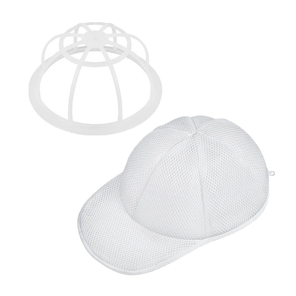 Ny Diskmaskin Hat Wash Protector Baseball Hat Washer Baseball White 1PC