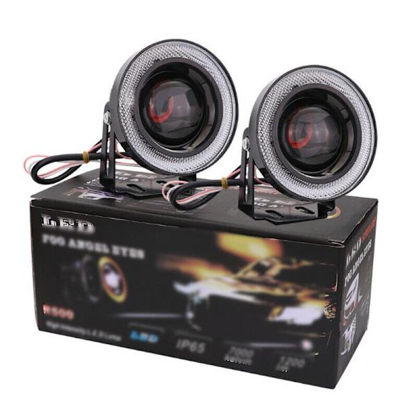 1* 3,5" Angel Eyes LED-sumuvalo auton maastoauto Universal White Drivin 3.5White light 1Pcs