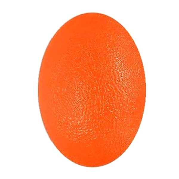 Silica Gel Hand Grip Ball Egg Herr Dam Gym Fitness Finger Heav orange 1Pc