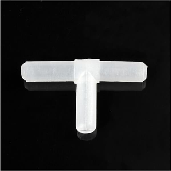 10 STK Plastic Tee's / "T" 3-vejs akvarieluftpumpeledningsrør