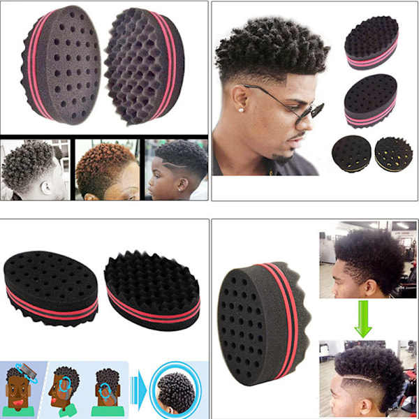 Sort Mands Hår Fletning Twist Svampe Fir Afro Dreadlocks Krølle Br