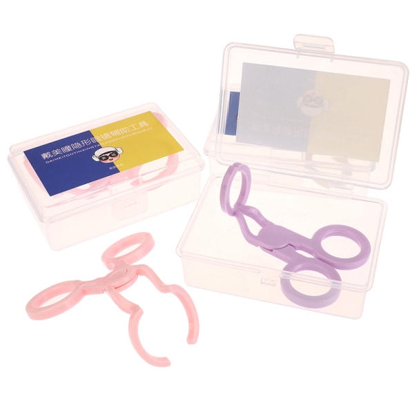 1 kpl Piilolinssit, joissa on apuvälineitä, jotka levittävät silmäluomet Pink Opp bag