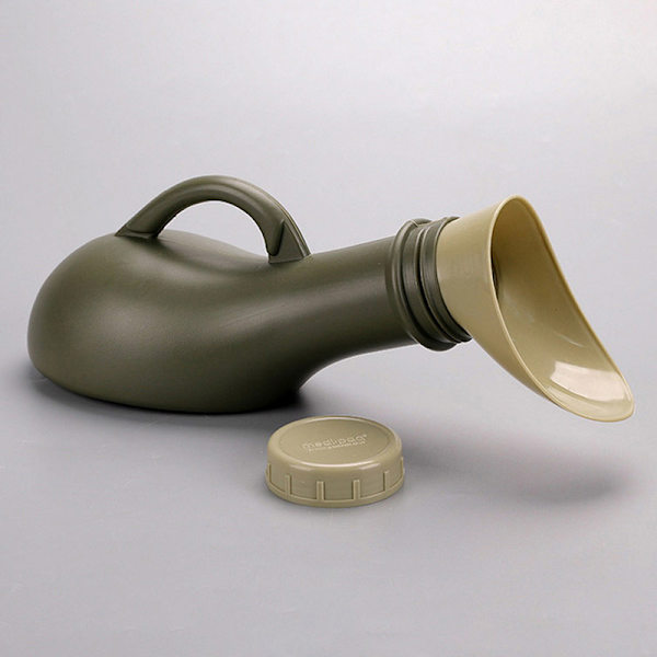 Unisex bærbar urinalflaske Dame Dame Kvinde Herre Dreng Cam Green 1000ml