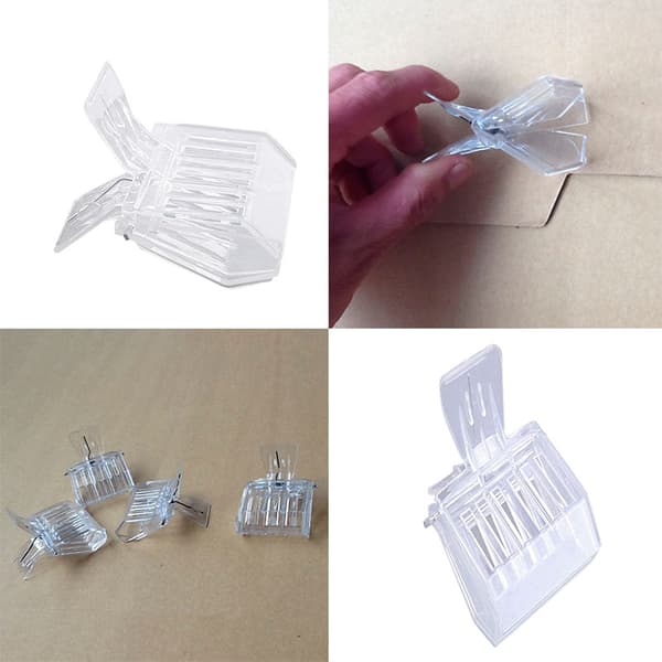 Plast Queen Cage Clip Bee Catcher Birøkter birøktverktøy E