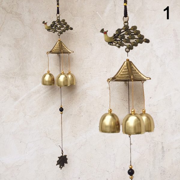 Antik Wind Chime Kobber Yard Have Udendørs Living Dekoration 1 one size