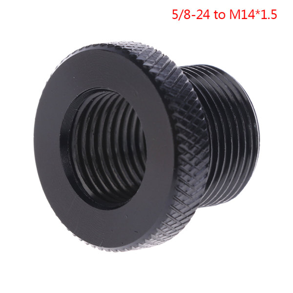 5/8-24 till 1/2-20 till M14 bilbränslefilter fat gängad adapter f Black 5/8-24 to M14*1.5