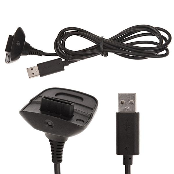 Trådløs gamepad-adapter USB-modtager til Xbox 360-controller Black