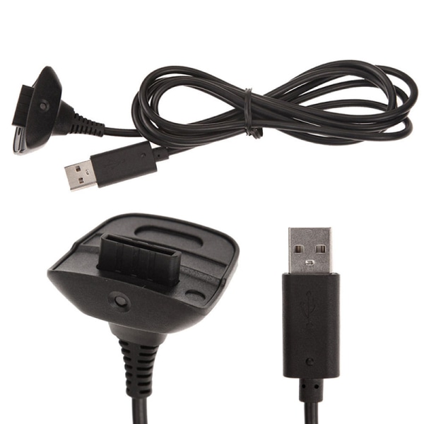 Trådlös Gamepad Adapter USB mottagare för Xbox 360 Controller Black