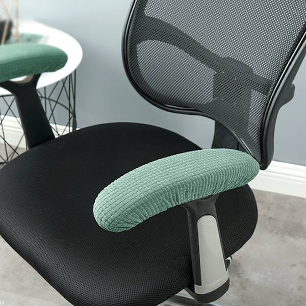 Kontor Computer Stol Arm Armlæn Slipcovers Betræk Puder Flexib Green one size