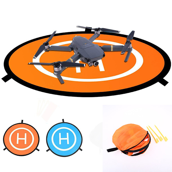 Drone -nelikopterien lisävarusteet Universal 55 cm:n kokoontaitettava laskutaso P Orange one size