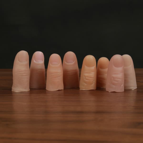 Finger Simuleringsprotes Trasigt Finger Silikonhandskar Mag B