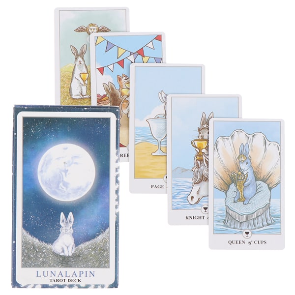 Lunalapin Tarot-kortit Oraakkelikortit Juhlaprofetia Ennustaminen B Multicolor one size