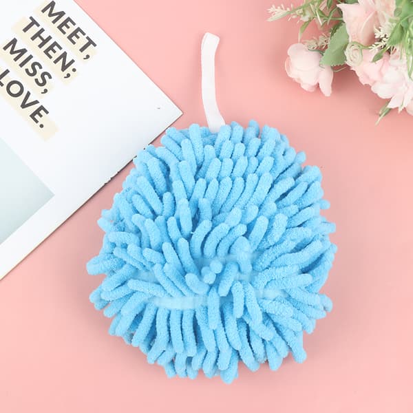 Handduk Kökshanddukar Badrum Soft Plysch Chenille Quick-Dr Blue onesize