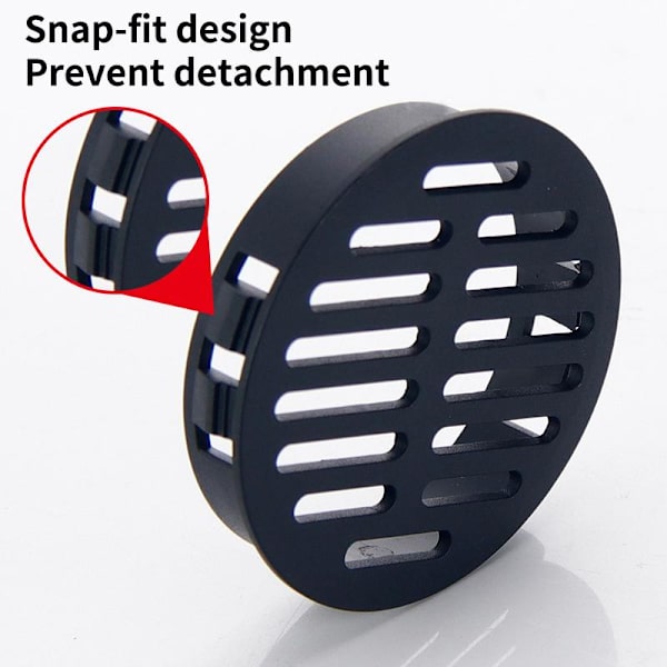 10 STK Rektangulær Åndbar Mesh Plast 35/50mm Ventilation A3
