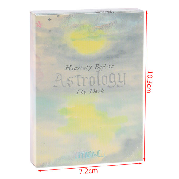 Heavenly Bodies Astrology Oracle Cards Multiplayer Family Party Multicolor one  size