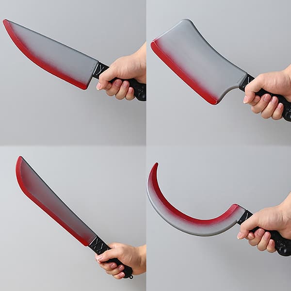 Plastik Halloween Hetes Statue Sickle Horror Cosplay Arm Prop A8