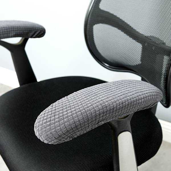 Kontor Computer Stol Arm Armlæn Slipcovers Betræk Puder Flexib Gray one size