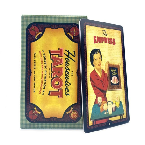 Housewiues Tarot Card Prophecy -ennustuskansi Perhejuhla Boa Yellow one size