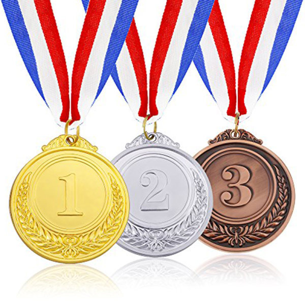 Mental Winner Award Medaljer 1:a 2:a 3:e plats Medaljer för sport A1 onesize