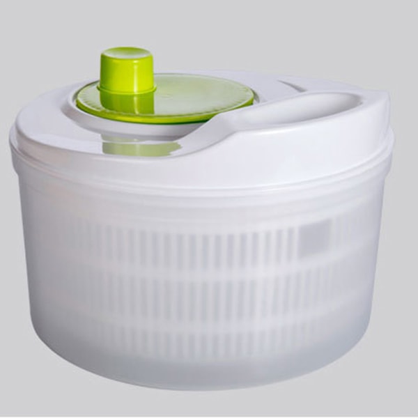 Grøntsager Salat Spinner Salat Blad Vegetabilsk Dehydrator Vask White one size