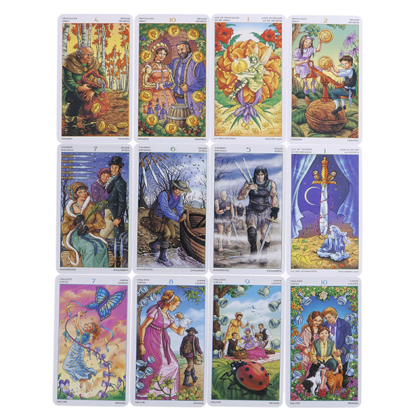 78 Wheel the Year Tarot-korttipakka Salaperäinen ennustaja Multicolor one size