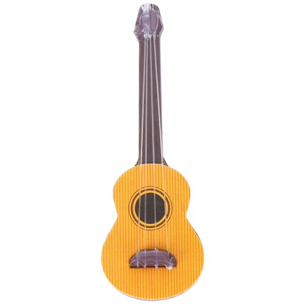 1:12 Dukkehus miniatyr gitar tilbehør instrument dukke hou A One Size