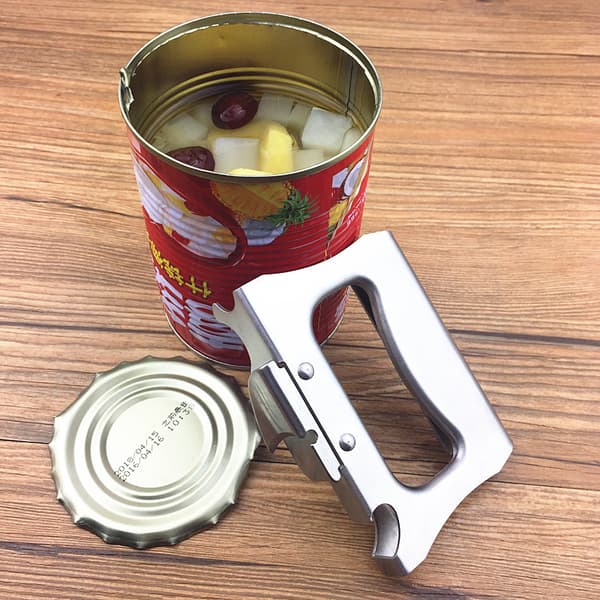 Manuell boksåpner Rustfritt stål boksåpner Kjøkken Accessori Silver onesize