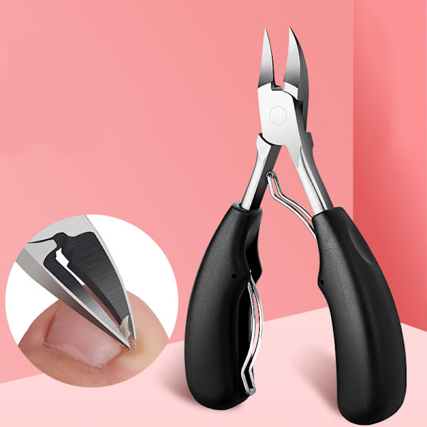 Tånagelklippare Remove Dead Skin Nail Correction Nippers Ingr Black one size