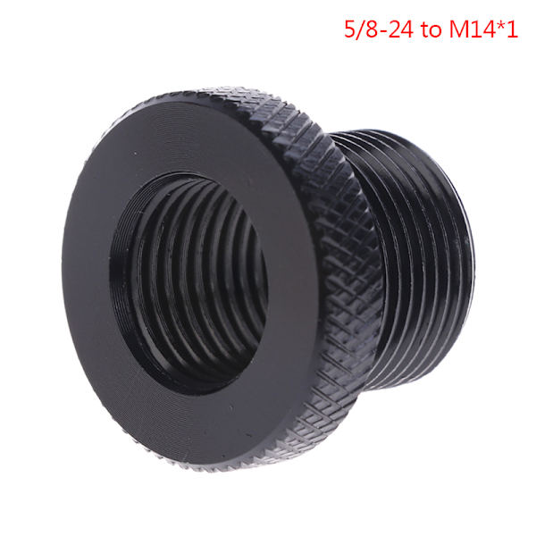 5/8-24 - 1/2-20 - M14 auton polttoaineensuodattimen piipun kierteen sovitin f Black 5/8-24 to M14*1