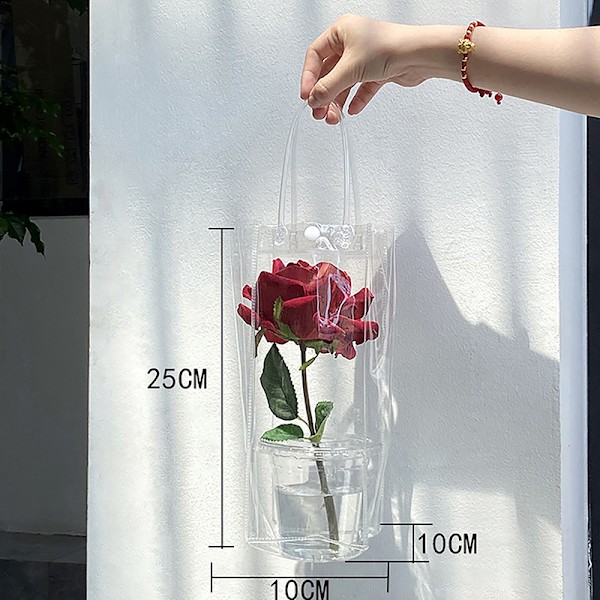 PVC-kukkalaatikko, läpinäkyvä kassi, DIY-yksikkö one size