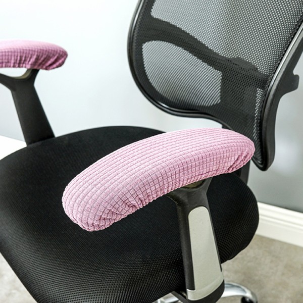 Kontorsdator Stol Arm Armstöd Slipcovers Överdrag Kuddar Flexib Pink one size