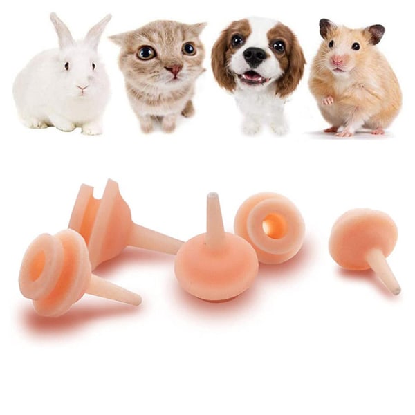 1st Universal Pet Feeding Nippel Mini Cat Silikon Matning Pac Color S